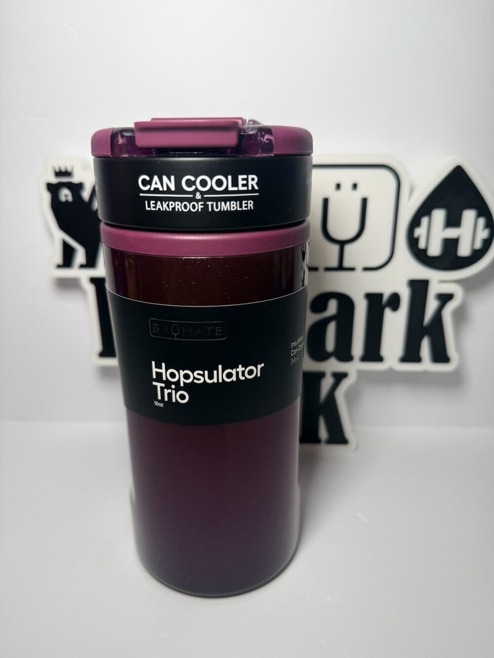 BruMate Halloween MYSTIC Glitter Hopsulator Trio 16oz Can Cooler Tumbler NIB